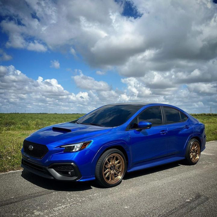 2022+ Subaru WRX with XT-206R-FF Hyper Bronze Wheels 18x9.5 +38 5x114.3