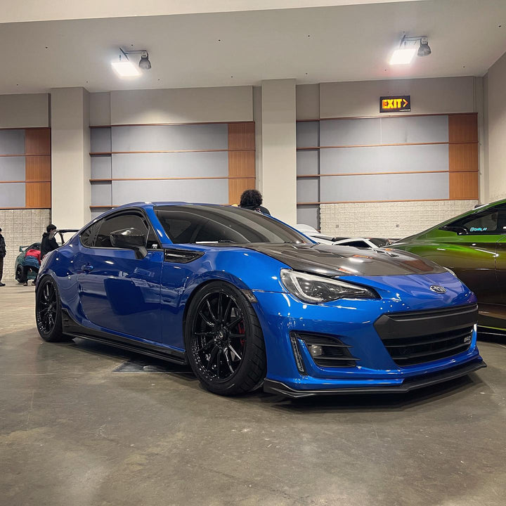 Subaru BRZ with Cosmis Wheels R1 Black 18x8.5 +35 5x100