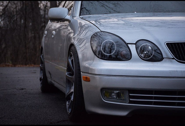 1998 Lexus GS300 with Cosmis MR7 Gunmetal Wheels 18x9 +25 5x114.3