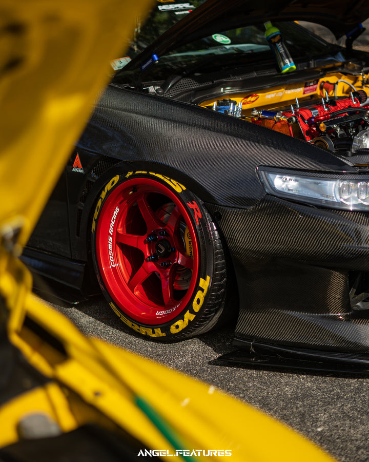 Acura TSX with Cosmis XT-006R Hyper Candy Red Wheels 18x9.5 +10 5x114.3