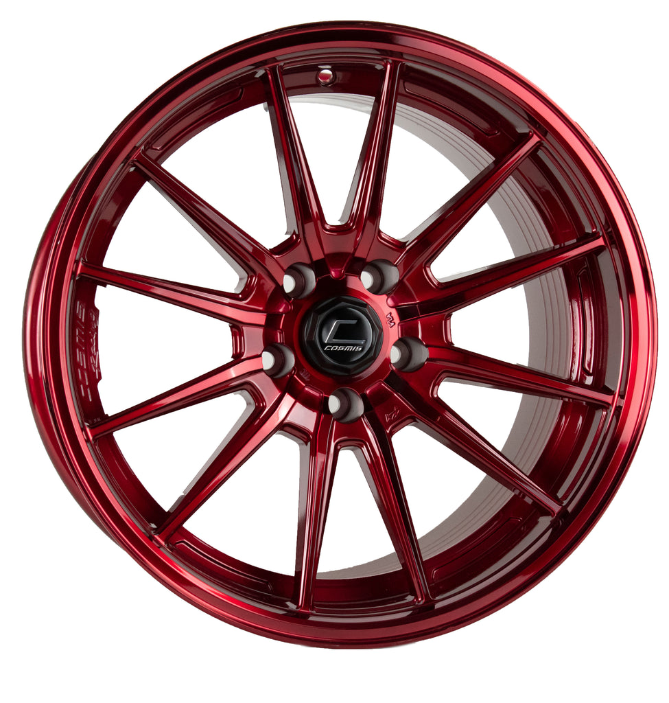 Cosmis Wheels R1 Hyper Candy Red Wheel 18x9.5 +35 5x114.3