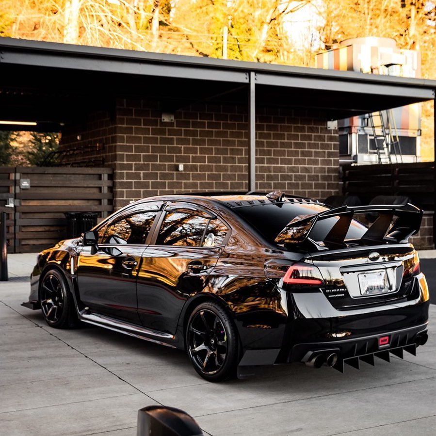 Mr7 Rack Cosmis Wheels WRX STi Lexus Mazda MR7 Black Wheel 18x9 +25 5x114.3