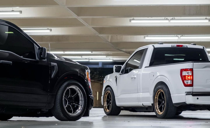 Ford F-150 with XT-006R Black with Machined Lip Wheels 20x9.5 +10 6x135