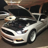 S550 Ford Mustang with Cosmis Wheels XT-206R White 18x9.5 +10mm