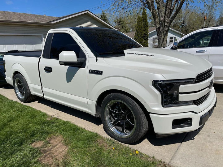 Ford F-150 with XT-006R Black with Machined Lip Wheels 20x9.5 +10 6x135