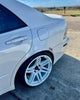Lexus IS300 with Cosmis MRII White Wheels 18x9.5 +15mm 5x114.3